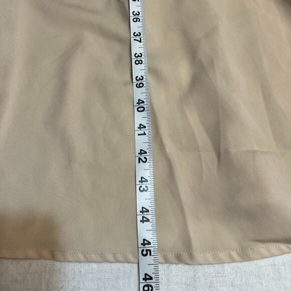 RAREISM Enbarry Beige Maxi Shirt Dress Women’s Size M | Button Front A-Line Midi - Picture 9 of 9